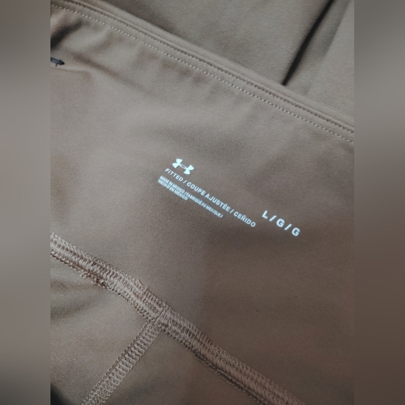 Under Armour Womens Tan Leggings Size Large! New Condition - Picture 6 of 6